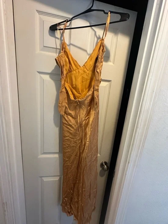 Bardot Malinda Satin Backless Midi Dress - Picture 4 of 6